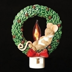 Mouse in Wreath - $22.99 
