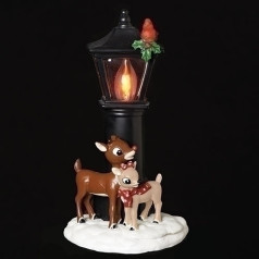 Rudolph and Clarice Lamp Post - $44.99