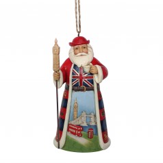 British Santa Ornament - $29.99