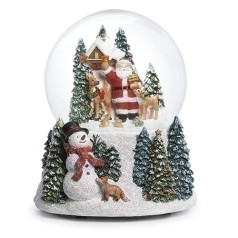 Animals and Santa Waterglobe - SOLD OUT
