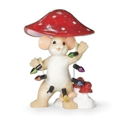 Mouse Under Mushroom Cap Figure - $22.99
