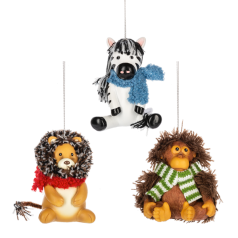 Fluffy Friends with Scarves - $10.99 each