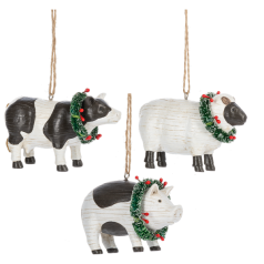 Folk Art Farm Animals - $12.99 each