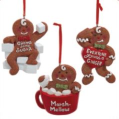 Gingerbread Man with Cup/Heart/Sugar - $8.99 EACH