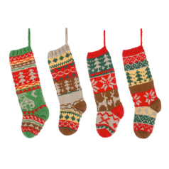 Hand Knit Wool Holiday Stockings - $49.99 EACH