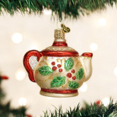 Holly Teapot - $19.99