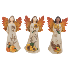 Horn of plenty Angel Figurines - $9.99 each