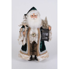 Lighted Woodland Emerald Santa - $109.00