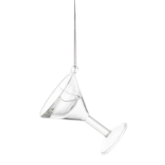 Martini Glass with Hangtag - $14.99