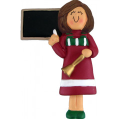 Brunette Red Female Teacher - $11.99 