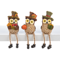 Autumn Owl Shelfsitters - SOLD OUT