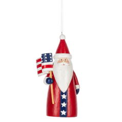 Resin Patriotic Santa - $15.99