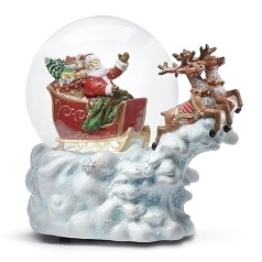Santa Sleigh on Cloud Waterglobe - $64.99