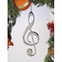 Silver Treble Clef - $12.99