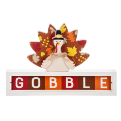 Thankful Turkey Flipping Shelfsitter - $18.99
