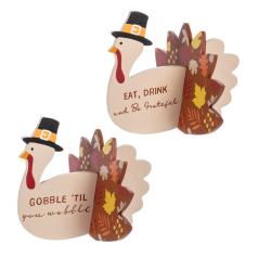 Thankful Turkey Figurines - $11.99