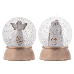 Watercolor Holy Family & Angel Globes - Coming Soon