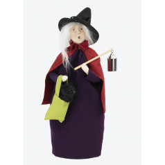 Byers Choice Witch with Black Cat - $89.00
