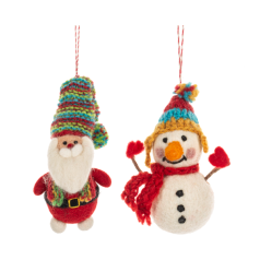 Santa and Snowman - $13.99 EACH